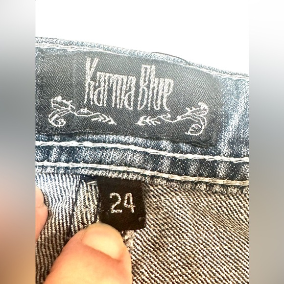 Karma Blue Jeans Size 24 - Picture 7 of 14